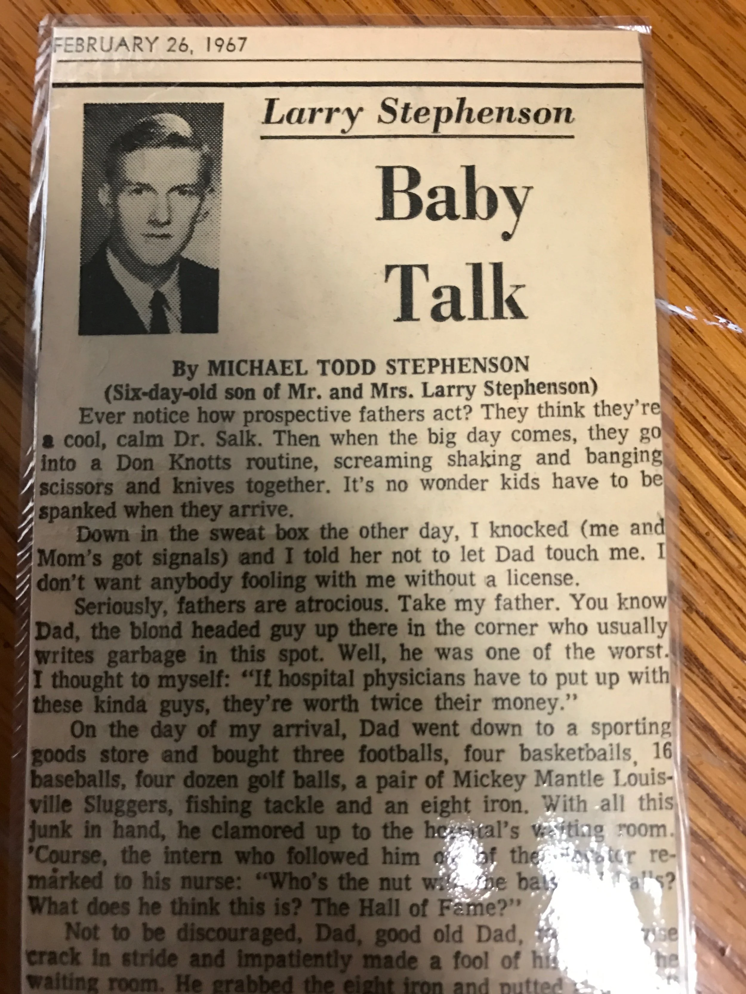 Stories I tell, my first prediction