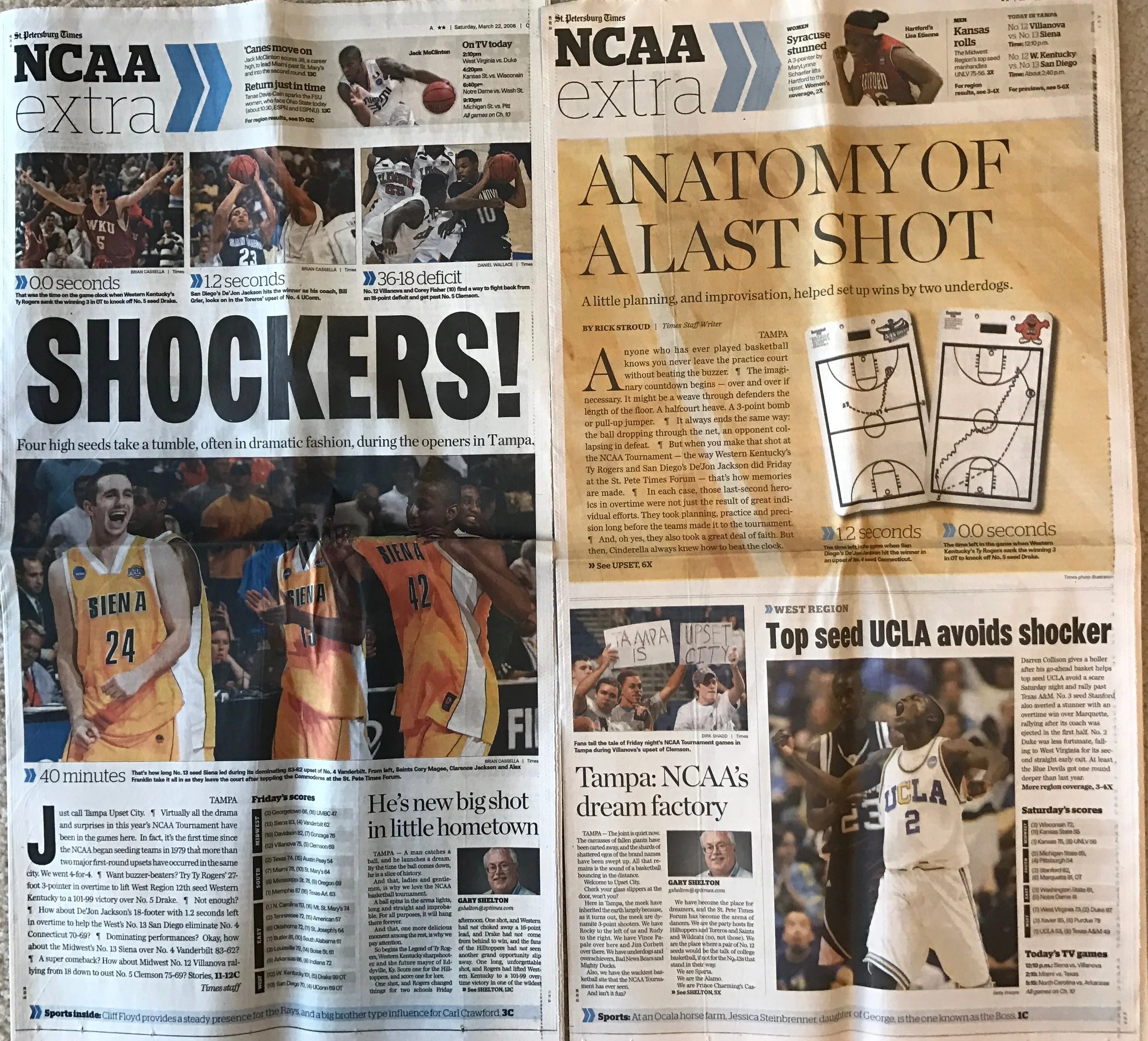 One of NCAA tourney's greatest days ... in Tampa