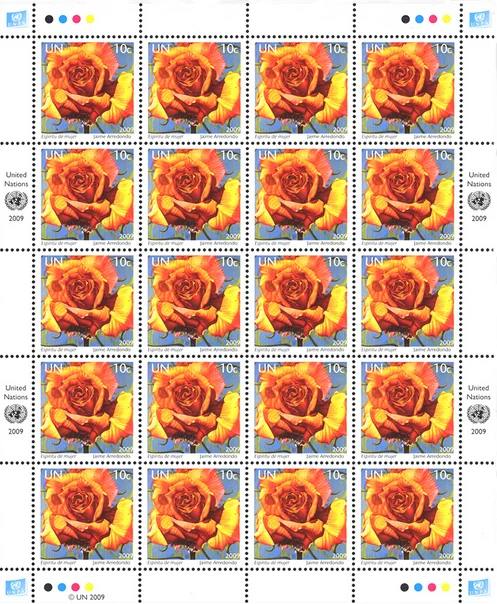 United Nations Stamp Sheet – Espiritu de Mujer