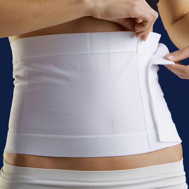 This looks nice but may not offer good compression. Looks soft with low-profile Velcro but may not offer much compression. Best to use after drains are removed and inflammation is less.