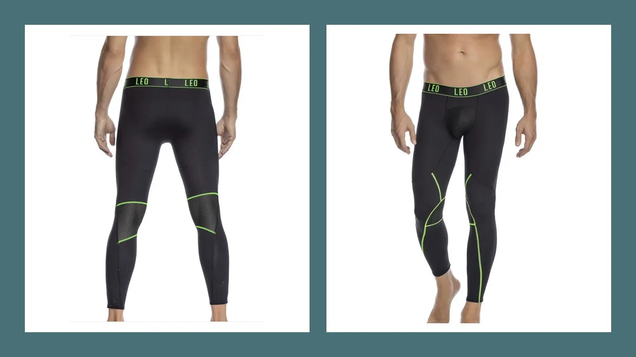 Mesh Cutout Moderate Compression Leggings