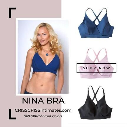 Shop our array of colors with the original magnetic side closure CRISSCROSS Nina Bra! Fabulous and sexy. Contemporary and comfy. Luxurious, colorful, sustainable micro-fiber fabrics. BUY yours today!
https://crisscrossintimates.com/bras/nina-bra
#Cri