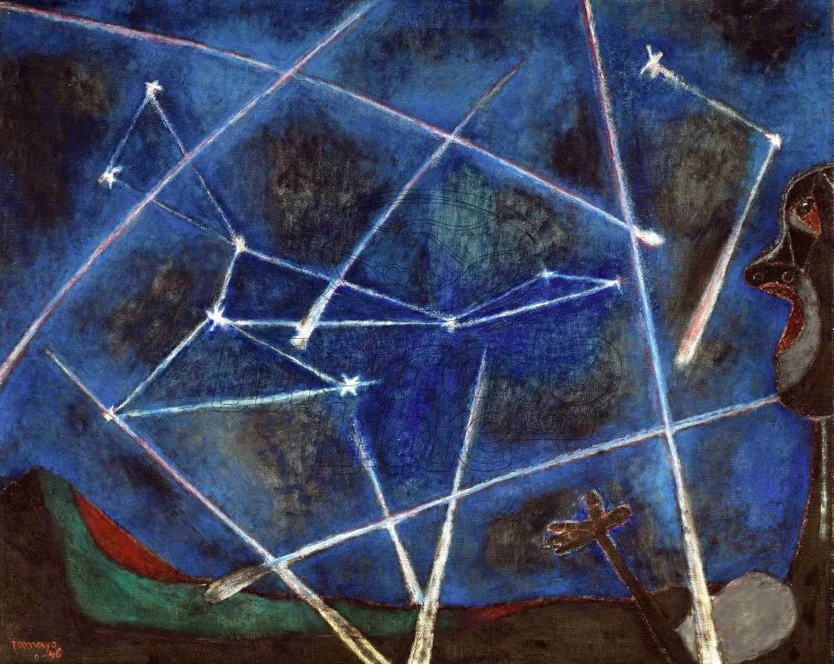 Cuerpos Celestes de Rufino Tamayo. (…las líneas de la mirada)