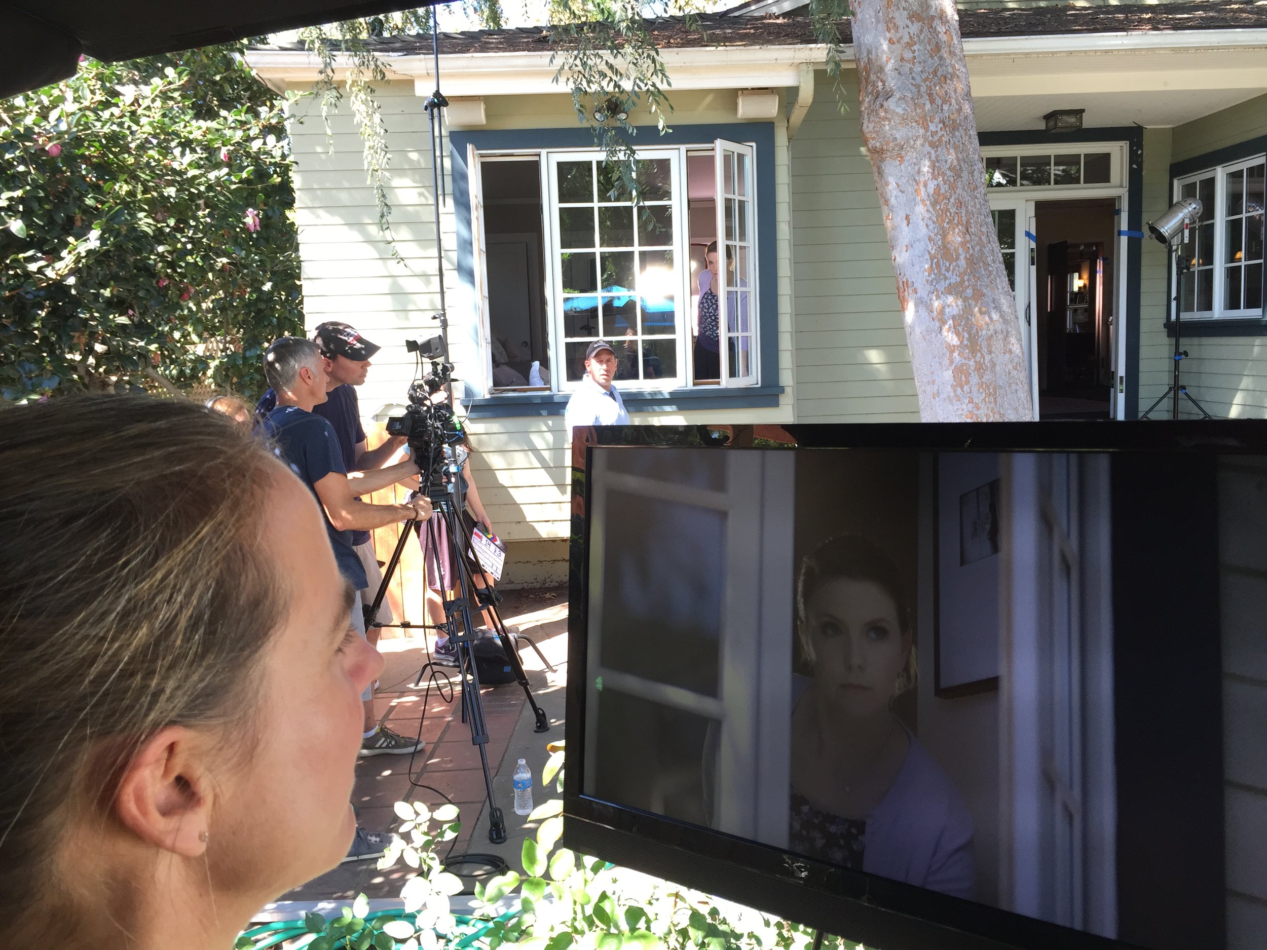 director Monika Petrillo and lead actress Caitlin Brandes