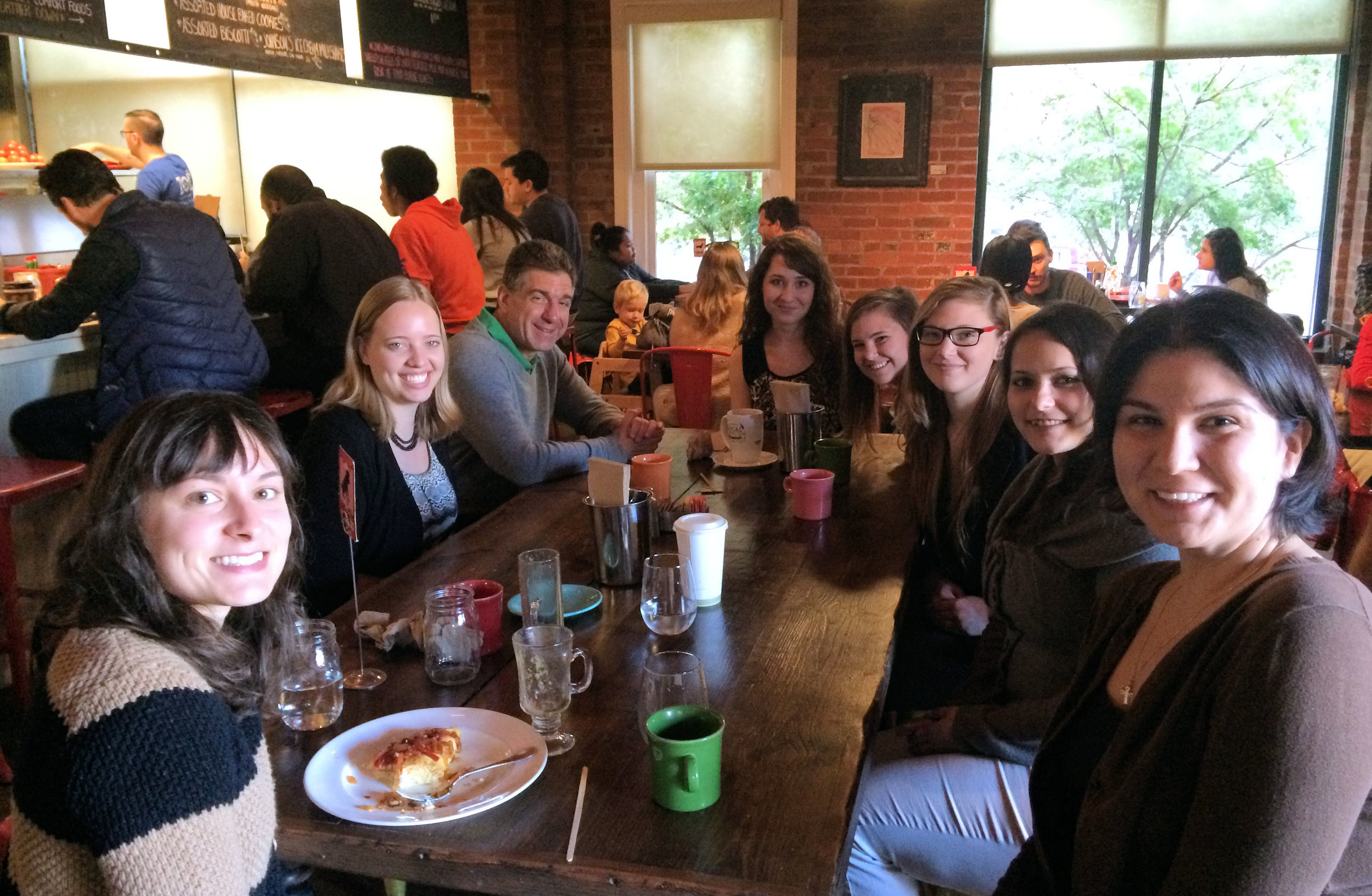 Group breakfast before the Cognitive Development Society (CDS) conference