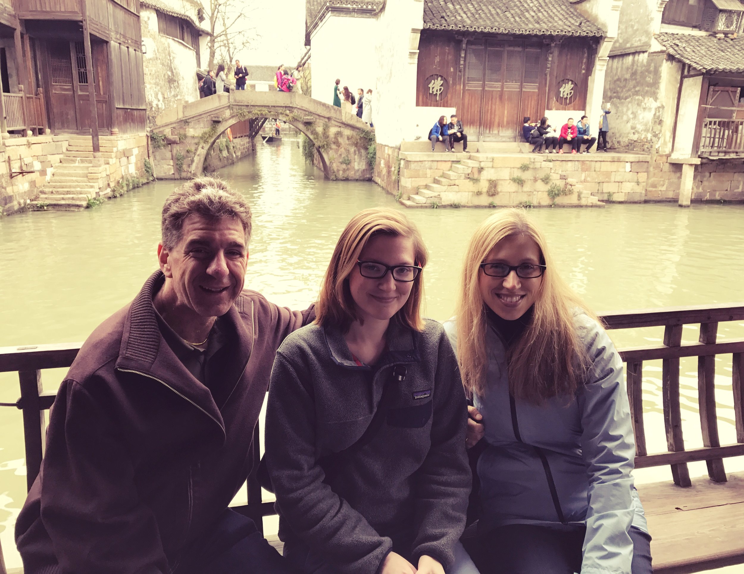  Stuart, Kimmy, and Janet enjoying their tour of Wu Town. 