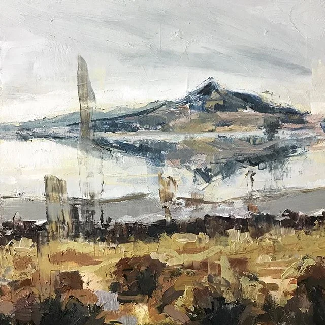 this memory is mine 6"x6" oil on panel