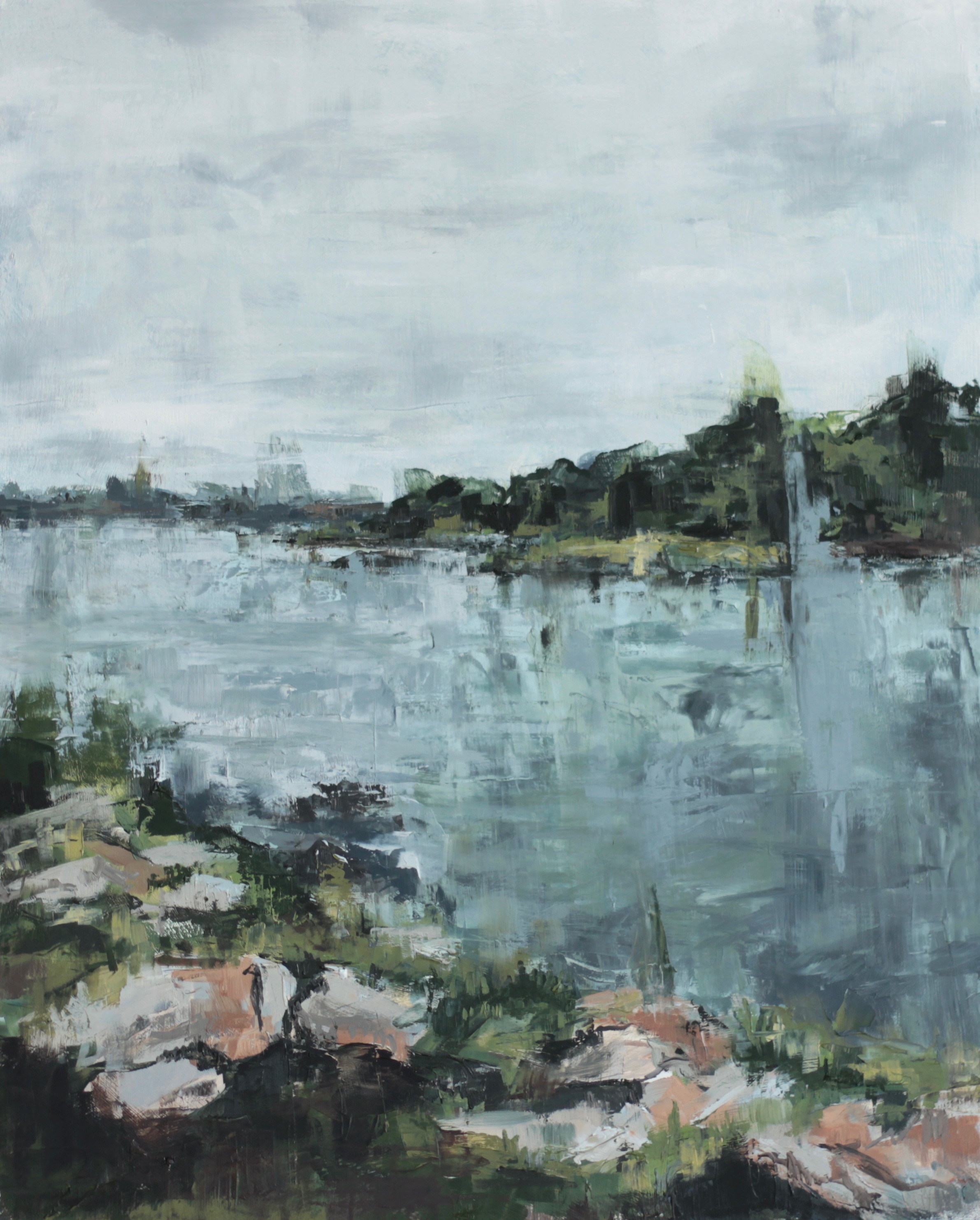 making space for something better 16"x20" oil on panel