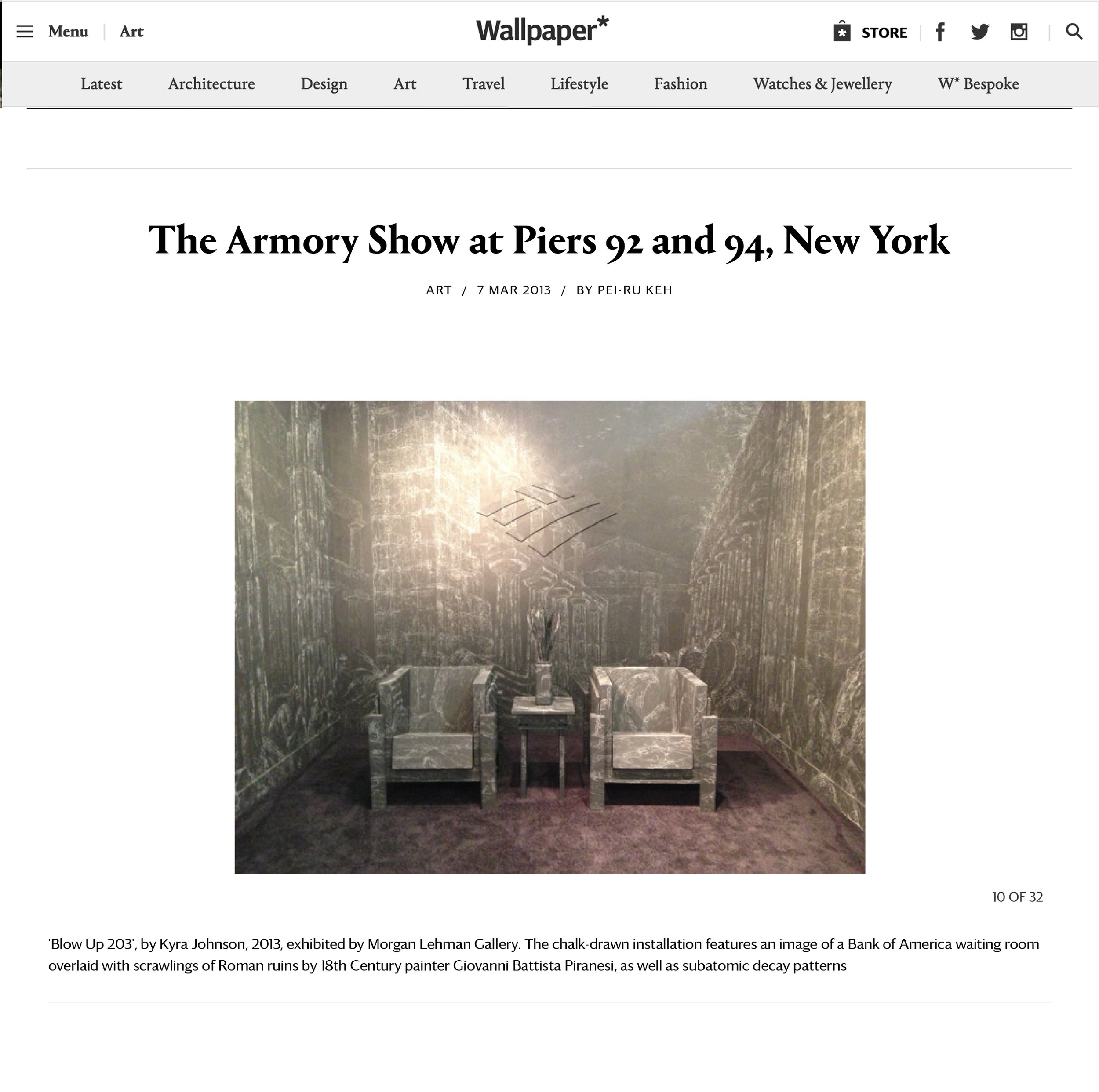Wallpaper Magazine Best of the Armory Show