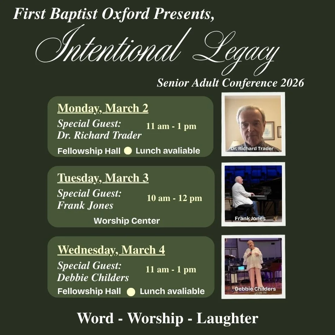 Intentional Legacy Senior Adult Conference