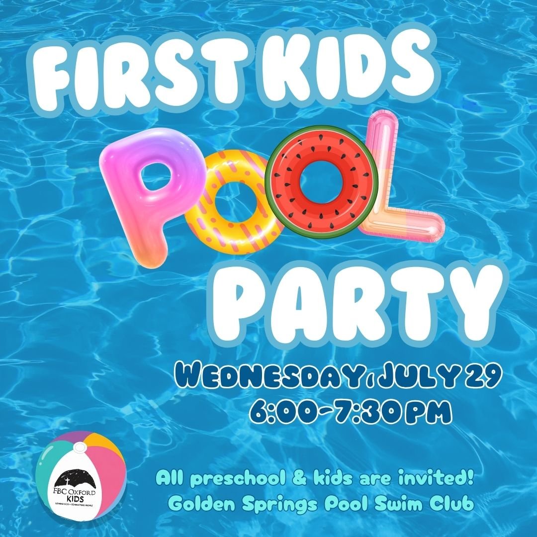 First Kids Pool Party