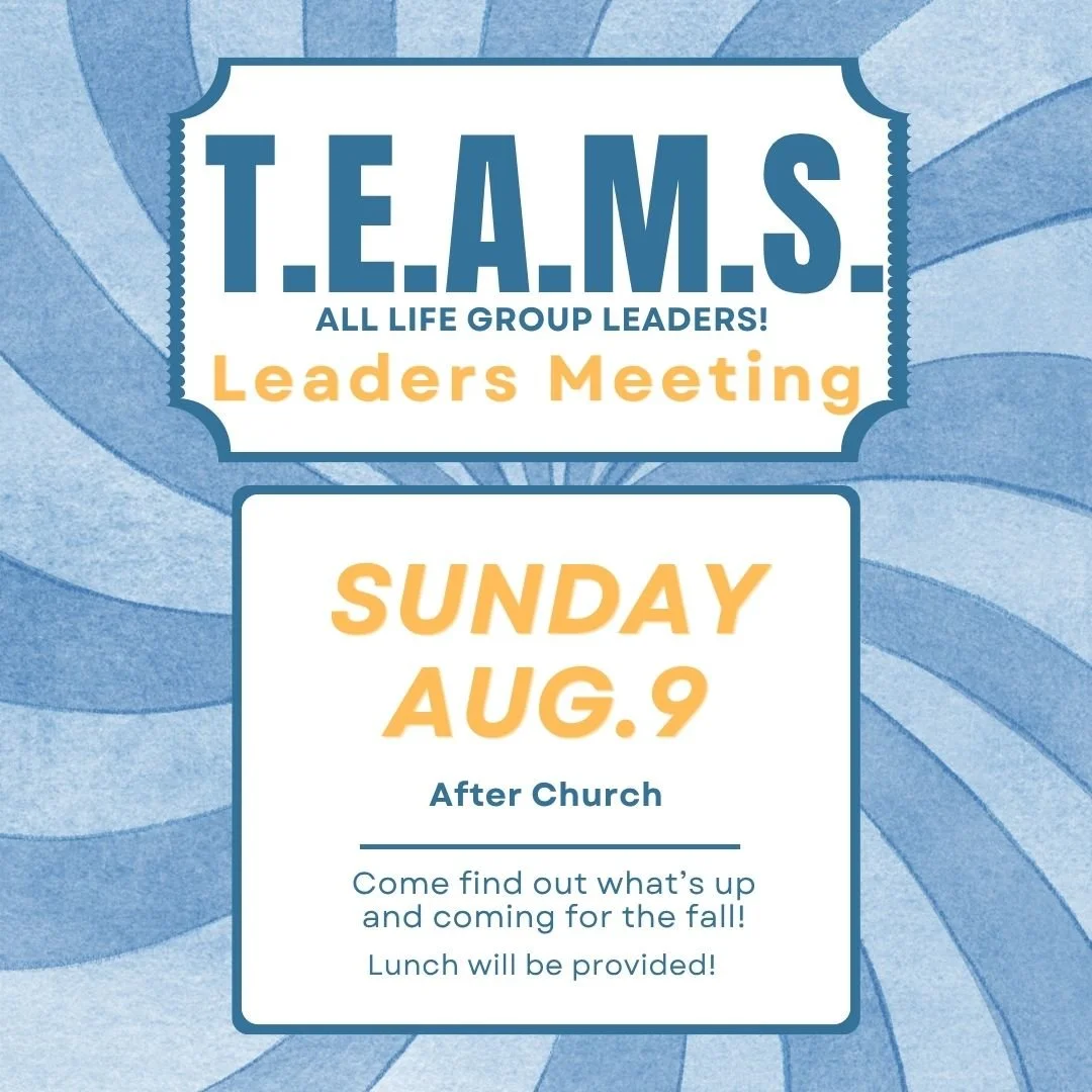 T.E.A.M.S. Leaders Meeting 