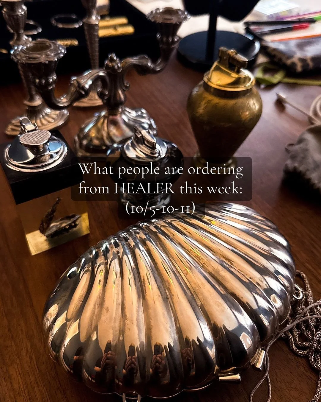 The orders don&rsquo;t lie. For fall, our community is reaching for brass with a hand-touched patina; vibrant garnet reds and fire-scale copper; and one-of-a-kind vintage picks to elevate everyday rituals (a gold shell pillbox for your daily vitamins
