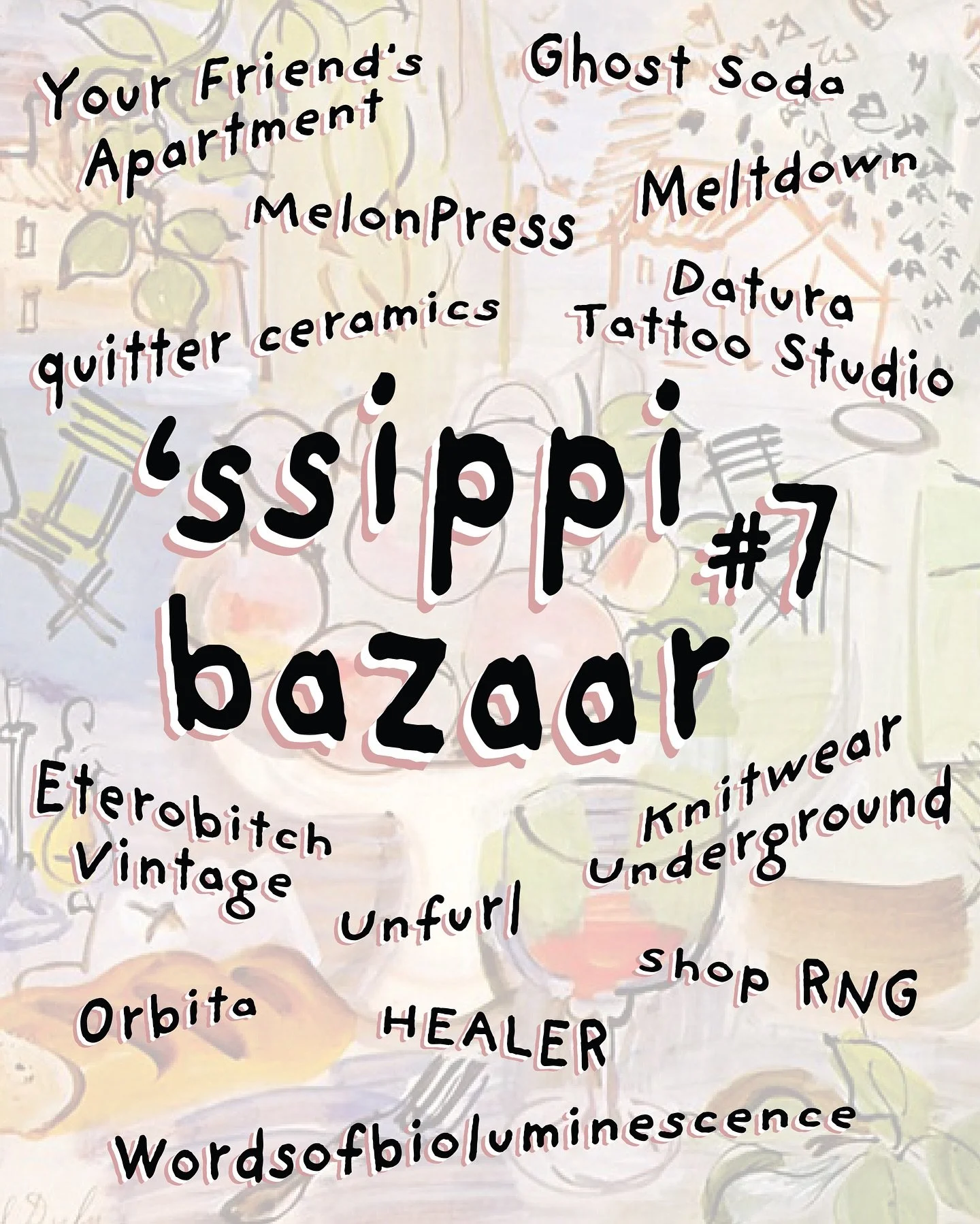 ✨TONIGHT!✨
Come hang with us at @ssippi_stl from 5-10 PM. Sip, shop, and get first dibs on the vintage finds &amp; new independent brands we&rsquo;re bringing with us. See you there!