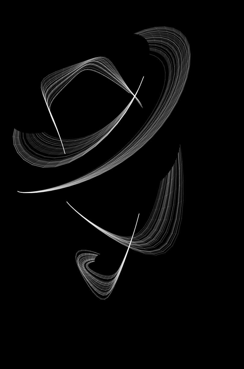 Man study. Abstract minimal.