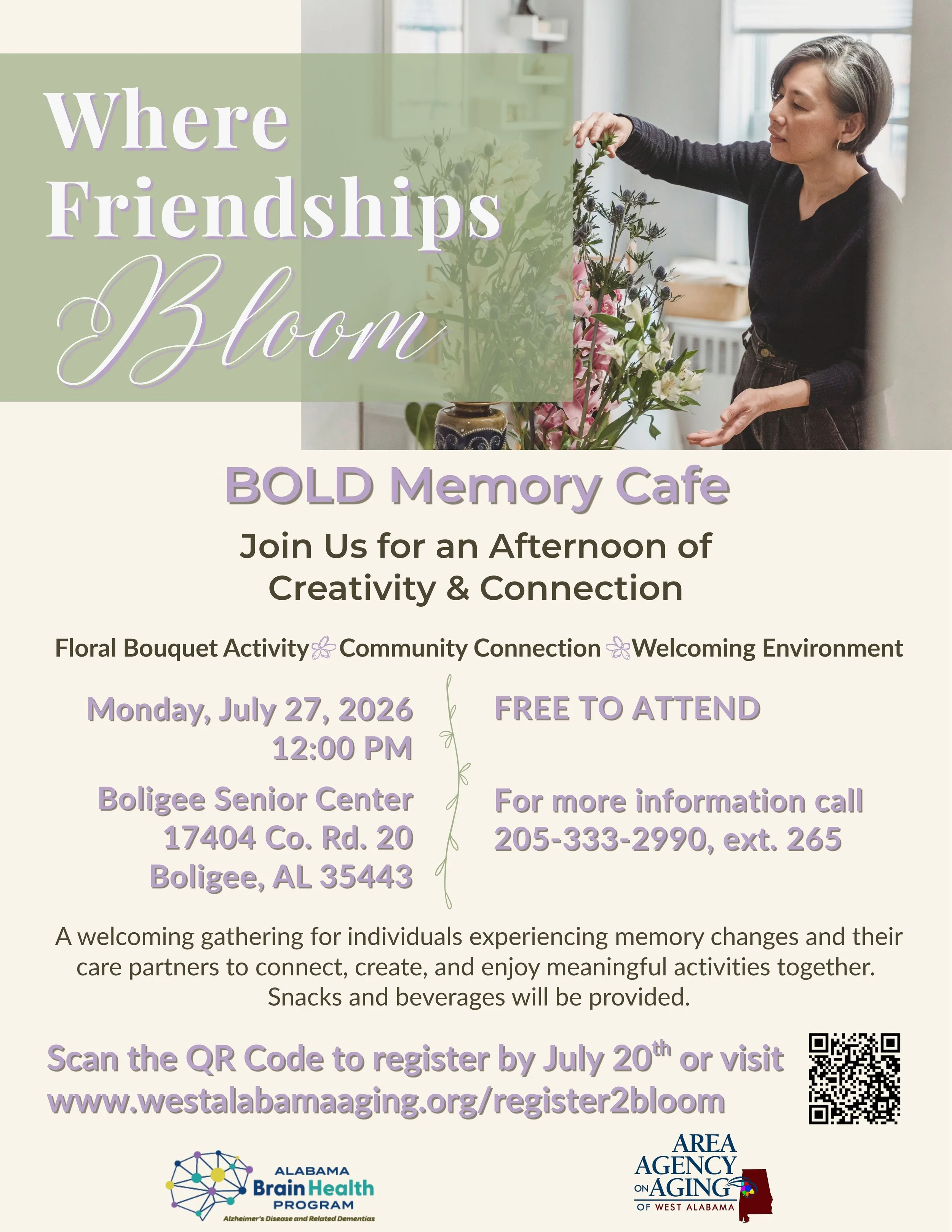 BOLD Memory Cafe: Where Friendships BLOOM