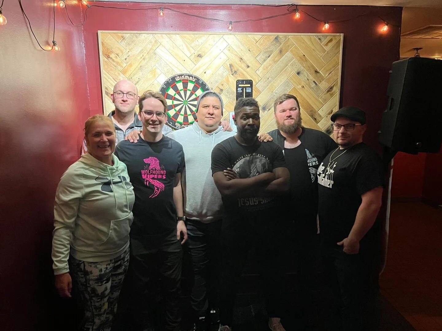 Congratulations to your NEW!!!!!!! division A darts champions of Astoria! Wolfhound Vipers 🏆🎉🎉