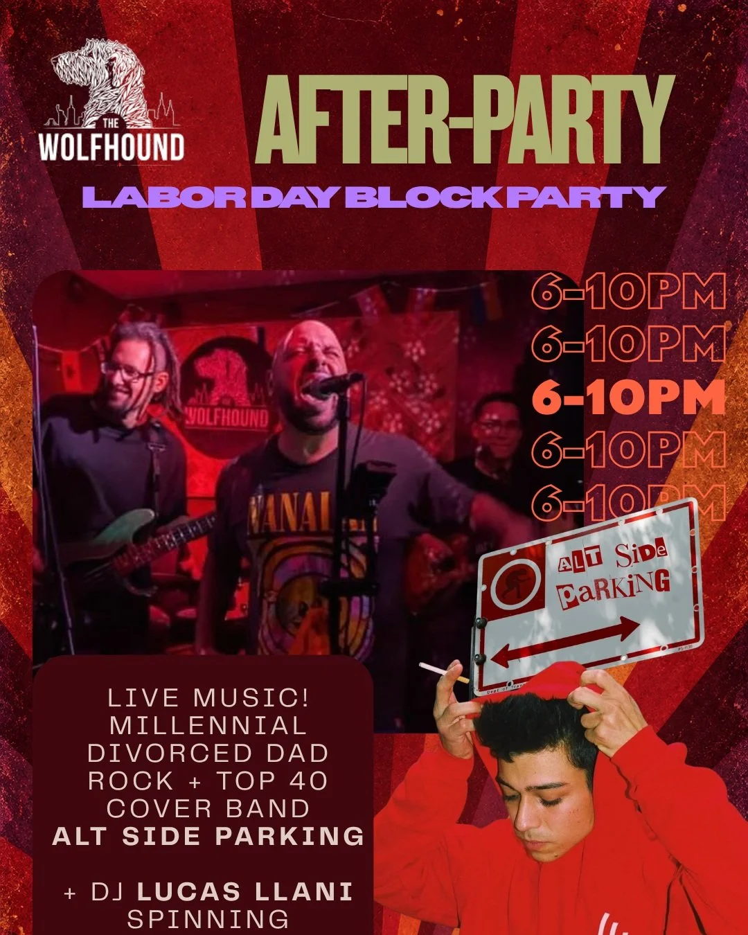 Come inside for the LABOR DAY AFTER-PARTY w/ live music from @altsideparkingny and a dj set from @lucasllani