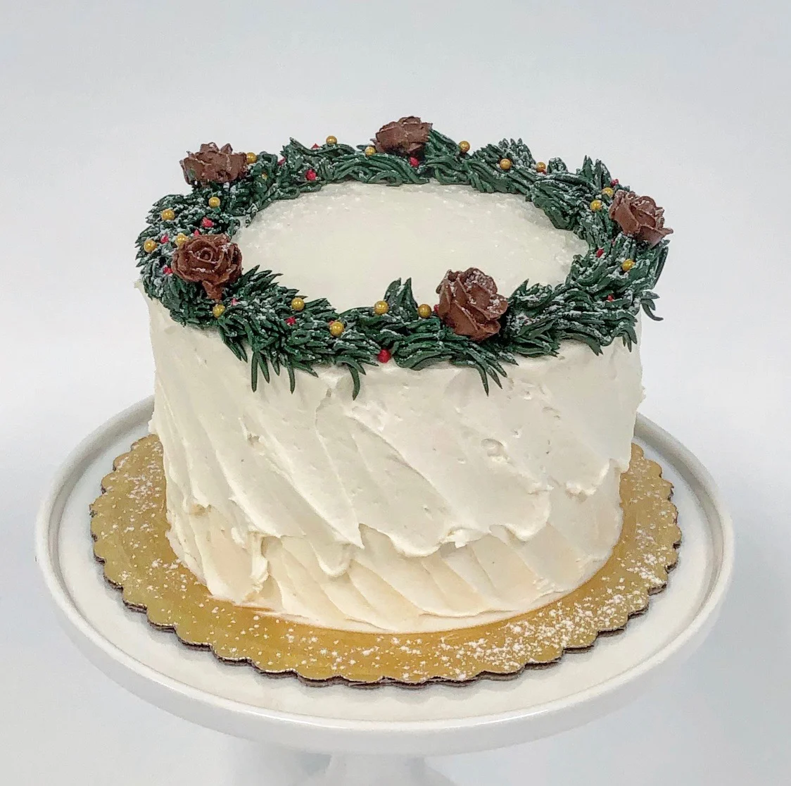 Pinecone Wreath Cake