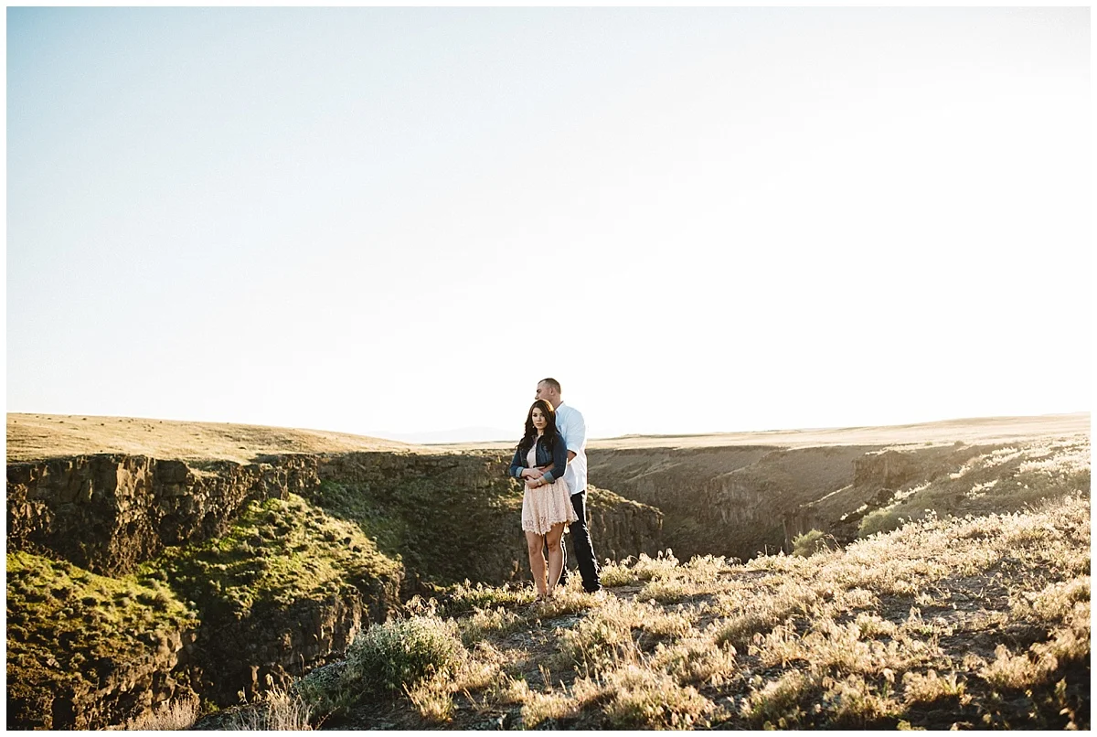 Cliffside Engagement Session // Boise Engagement Photographer