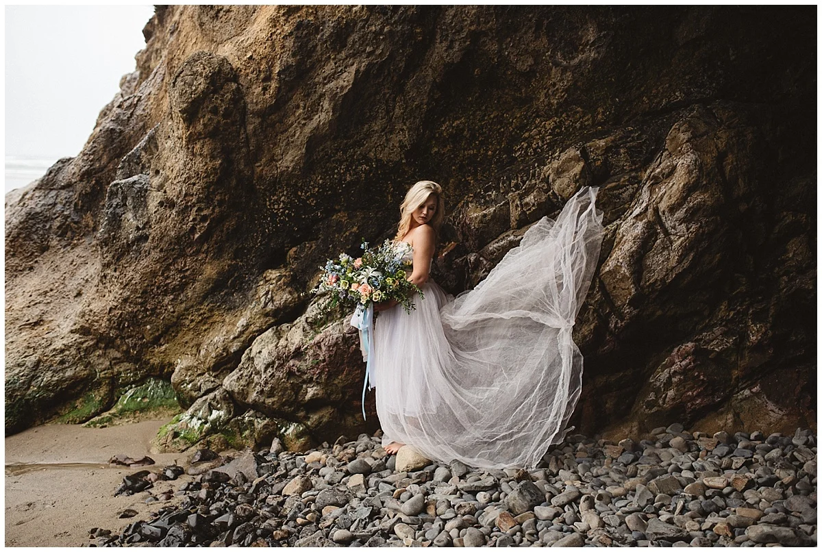 Cecily // Hug Point Bridal Session