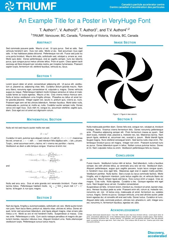 Poster LaTeX Template