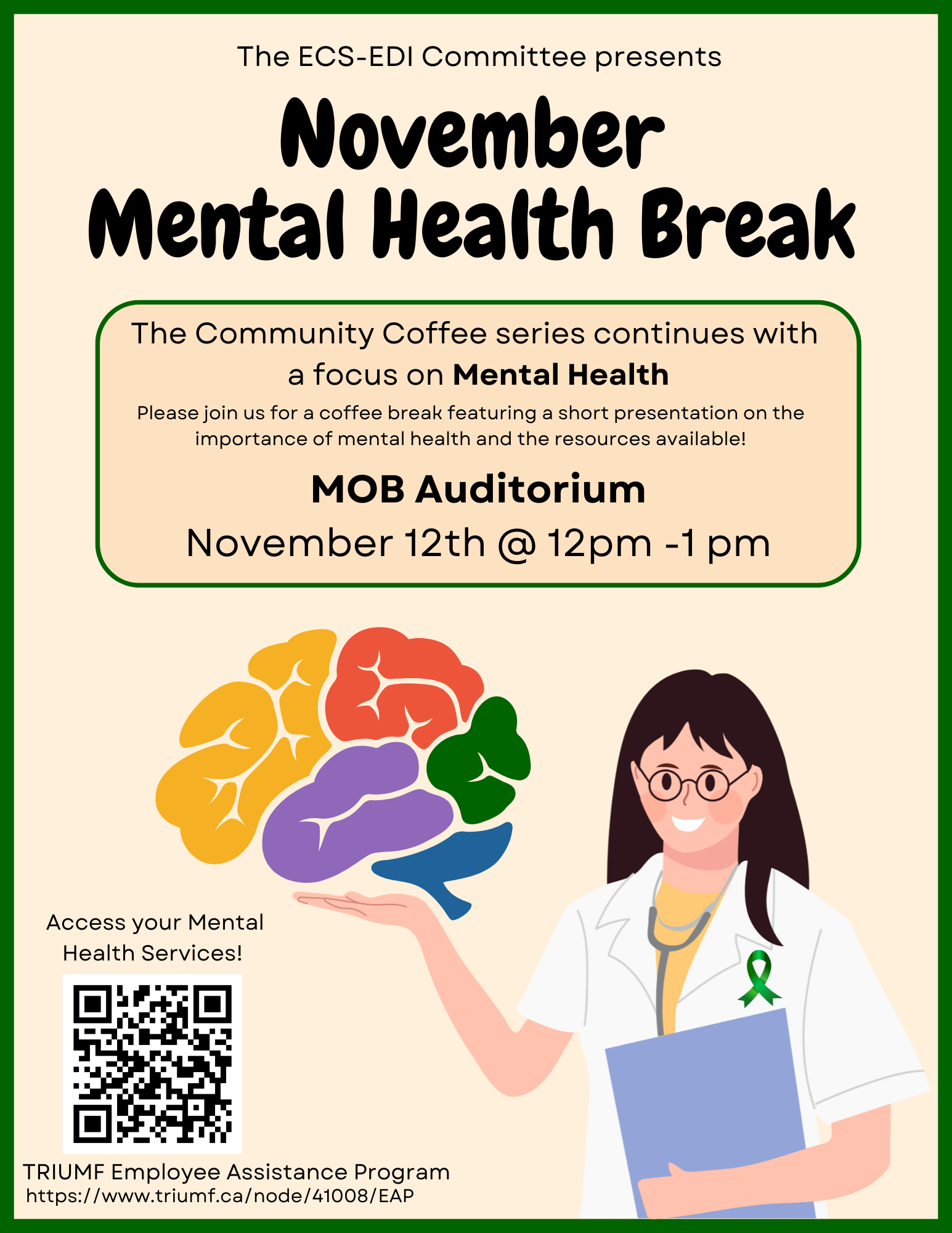 ECS-EDI Community Coffee -- Mental Health