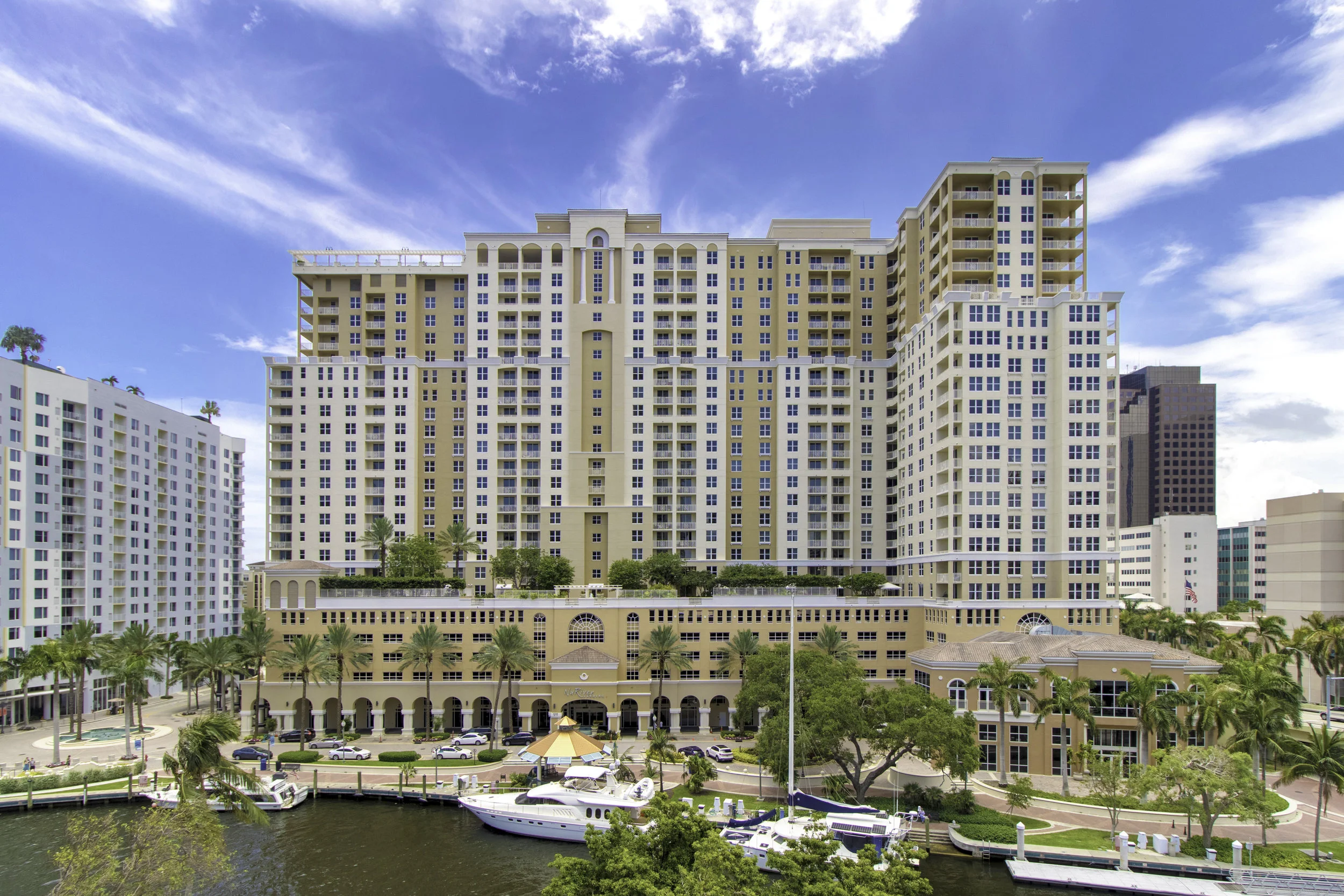 Nu River Landing situated directly on the river at 511 SE 5th Avenue, Fort Lauderdale, Florida, 33301