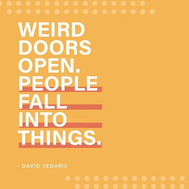 &ldquo;Look at yourself when you graduated college, then look at yourself today. I did that recently, it it was like, &lsquo;What the hell happened?&rsquo;&rdquo; &mdash;

In David Sedaris&rsquo; 2006 Princeton commencement speech, he talks about his