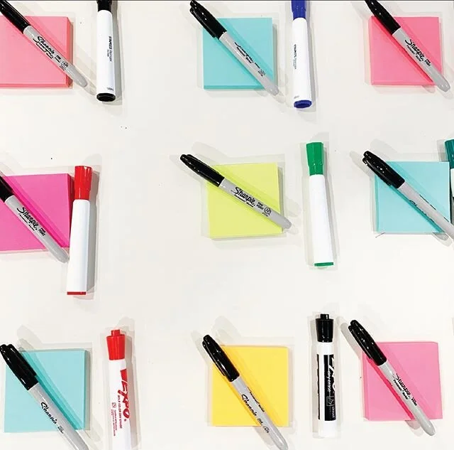 Stickies, sharpies, and post-it&rsquo;s are the tools of the #design trade. In our workshop you use these tools that we use in software design and turn then into tools for human design. Our next workshop is next week and we can&rsquo;t wait to see wh