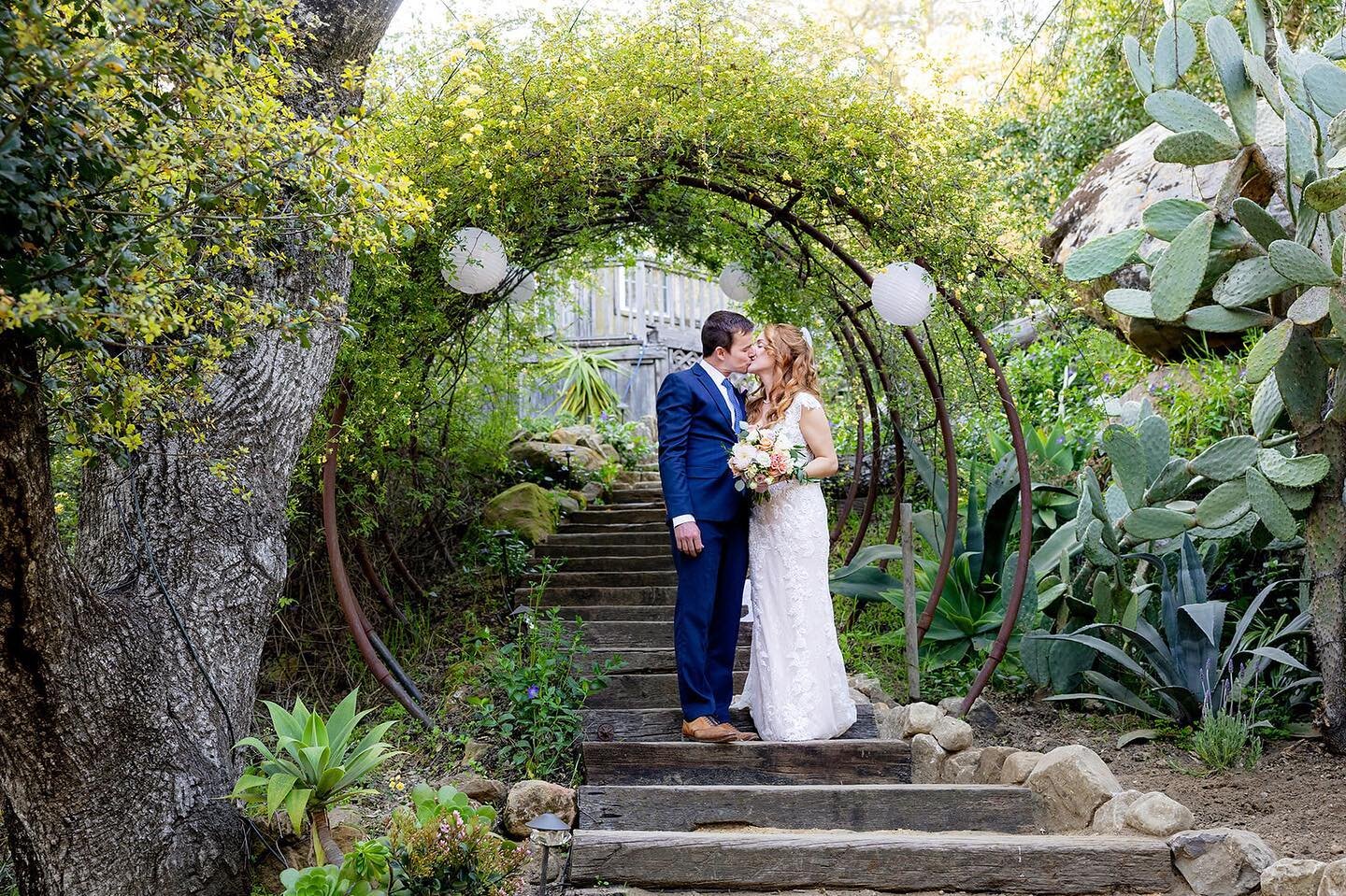 Congratulations to India and Collin! They were married in a piece of paradise nestled within the Los Padres Forest. Family and friends from around the world came together to celebrate their magical day. #love #roses #lospadresnationalforest #santabar