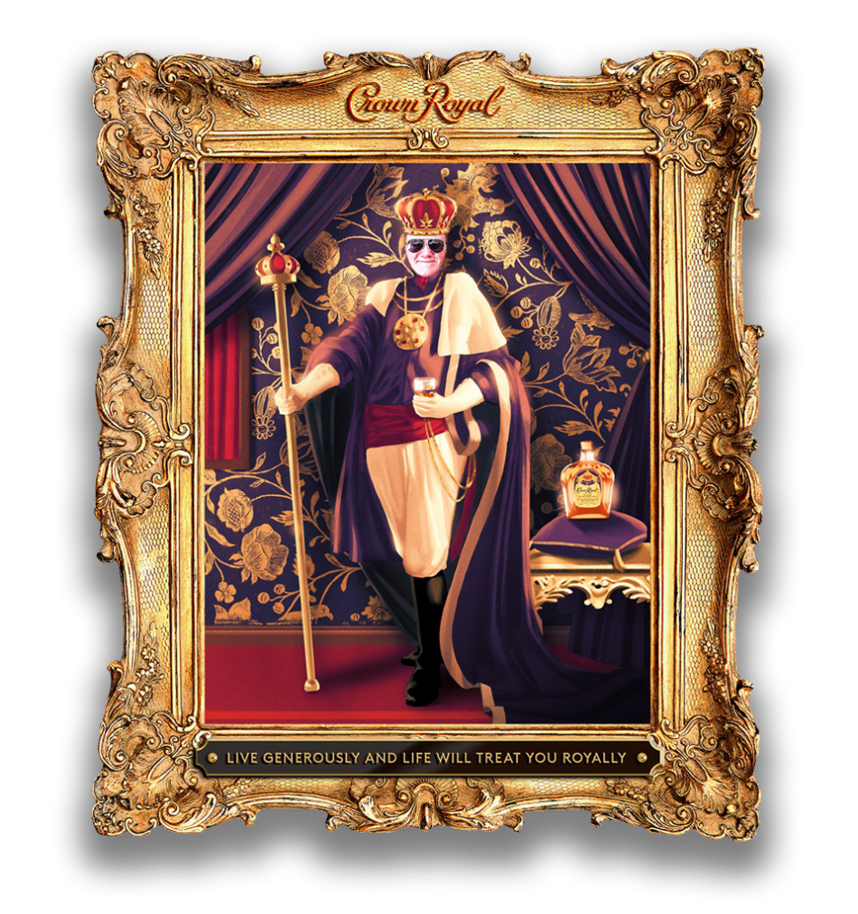 Crown your FatherFor Father’s Day 2017 Crown Royal celebrated dads and father figures on their special day with some bonkers &amp; brilliant regal portraits.&nbsp;