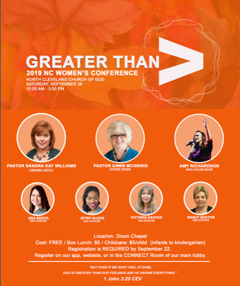 Greater Than&gt; North Cleveland Women's Conference