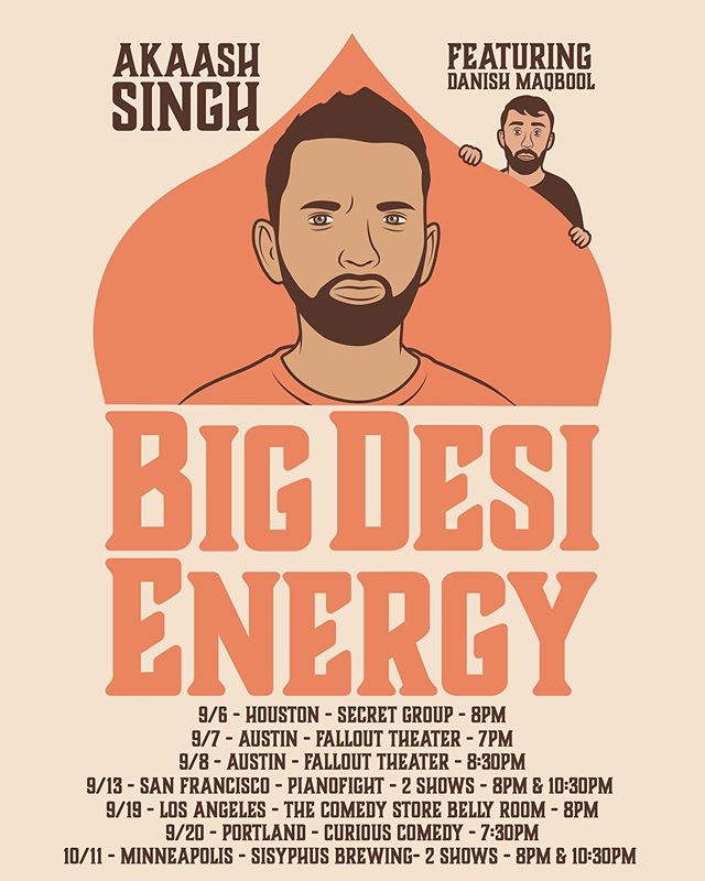 TOUR ANNOUNCEMENT: I&rsquo;ll be out here featuring for the homie @akaashsingh all over the country! These are gonna be real dope shows. All tickets 🎫 go live TOMORROW AT 1PM EST (besides LA, those will be live in a few weeks) Tickets will be in lin