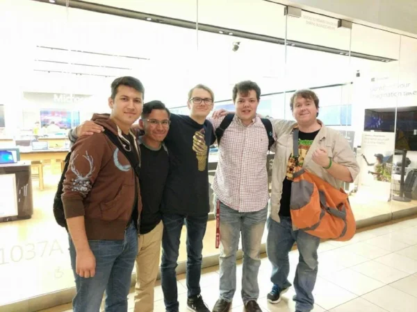 (from left) Hastega, King Mowgli, Leeroy, JacJac and Randynewman, Gamers in Arms
