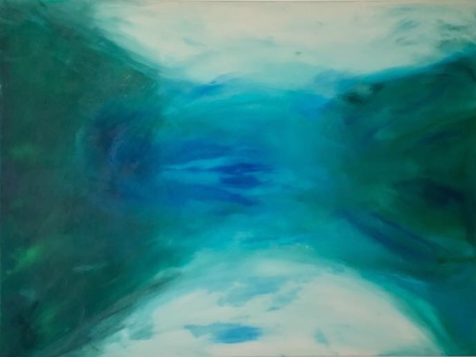 Naked Spring / 36” x 48” Acrylic on Canvas / Sold