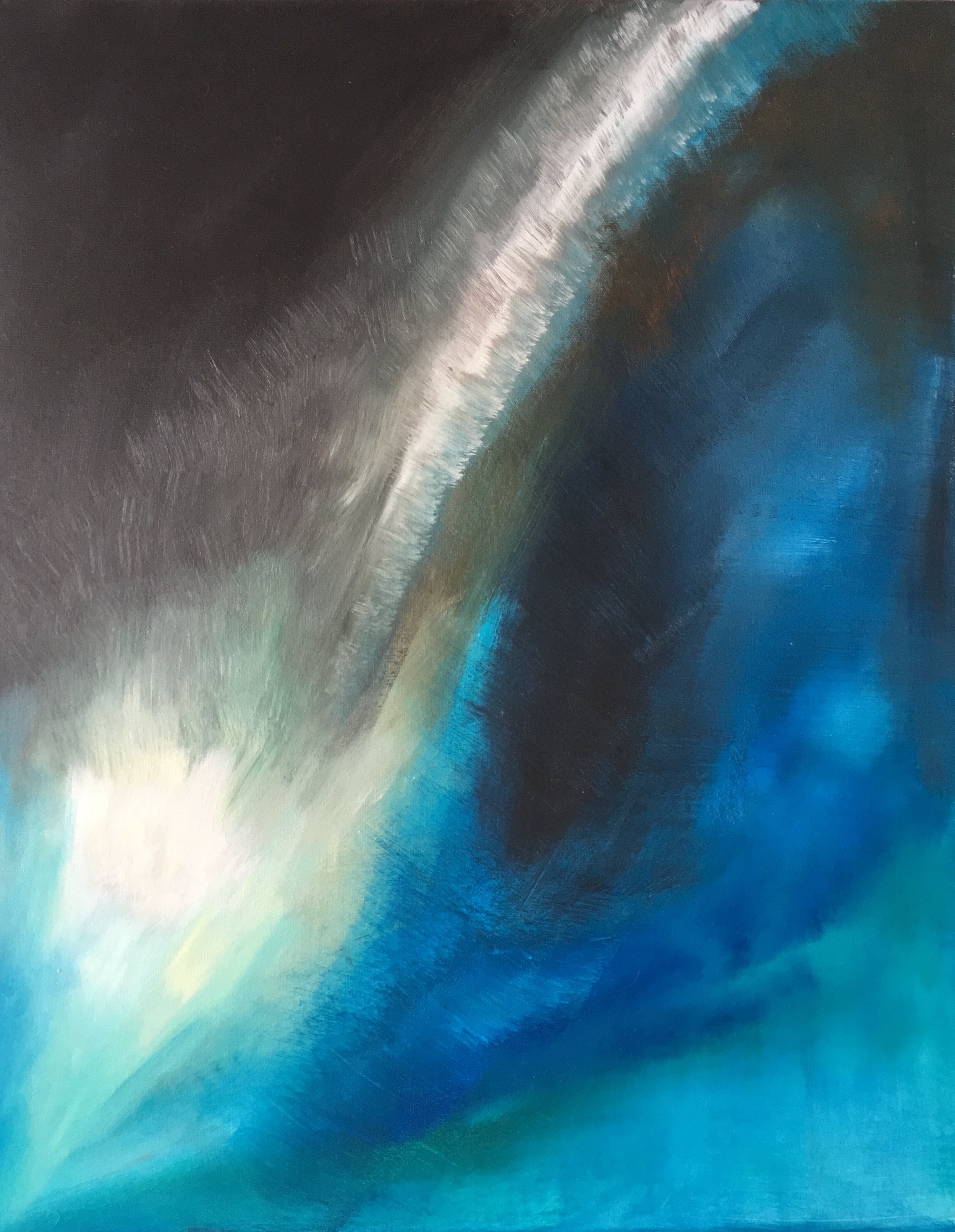 Shore No. 2 / 24” x 30” Acrylic on Canvas / Sold