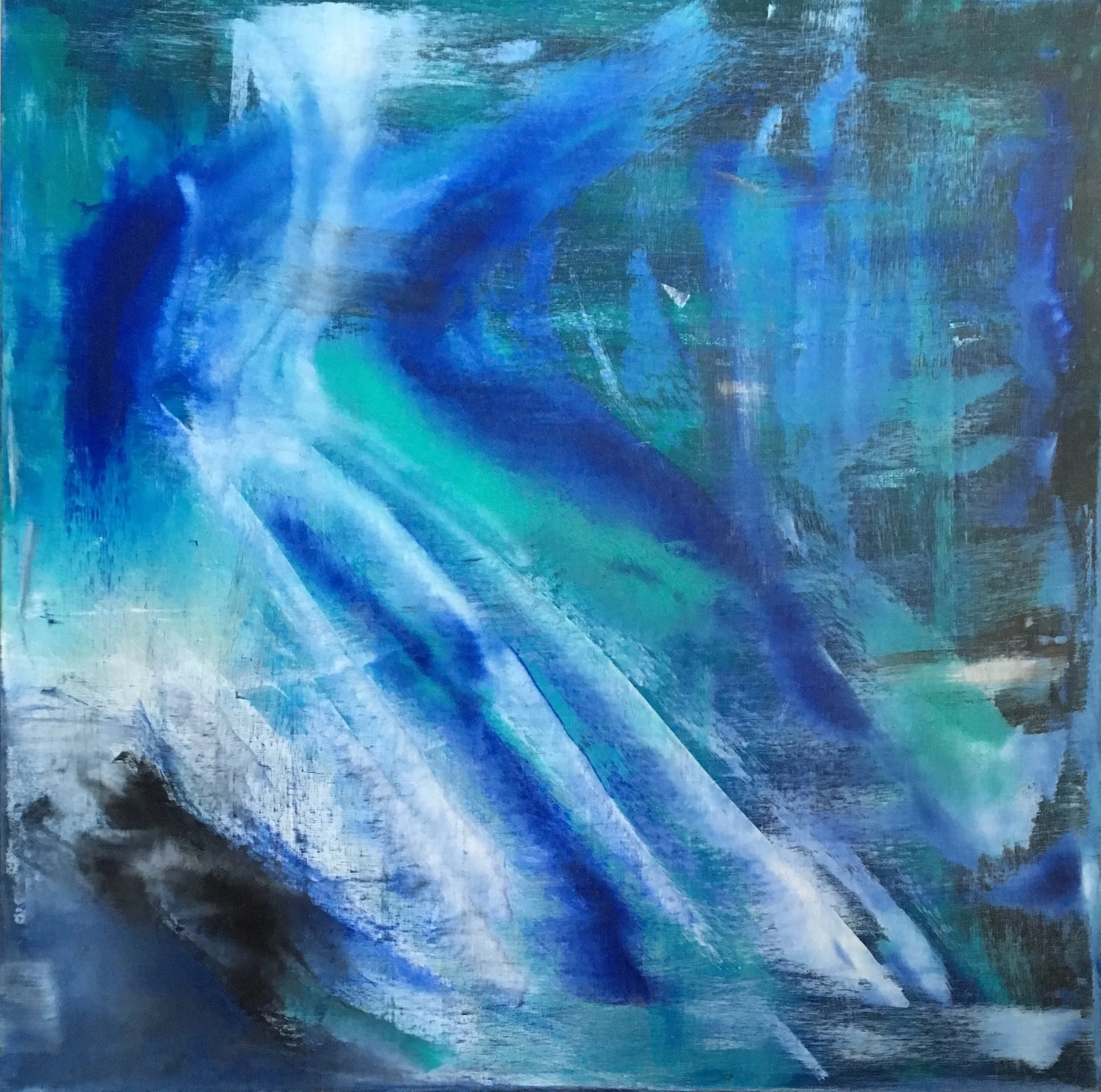 Azurite / 36” x 36” Acrylic on Canvas / Sold