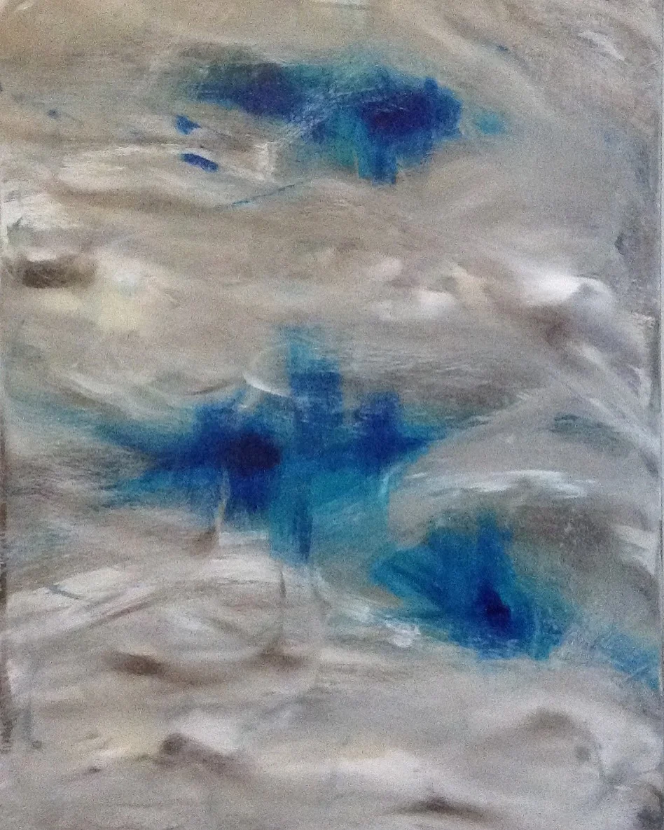 A Man and His Sea / 36” x 48” Acrylic on Canvas / Sold