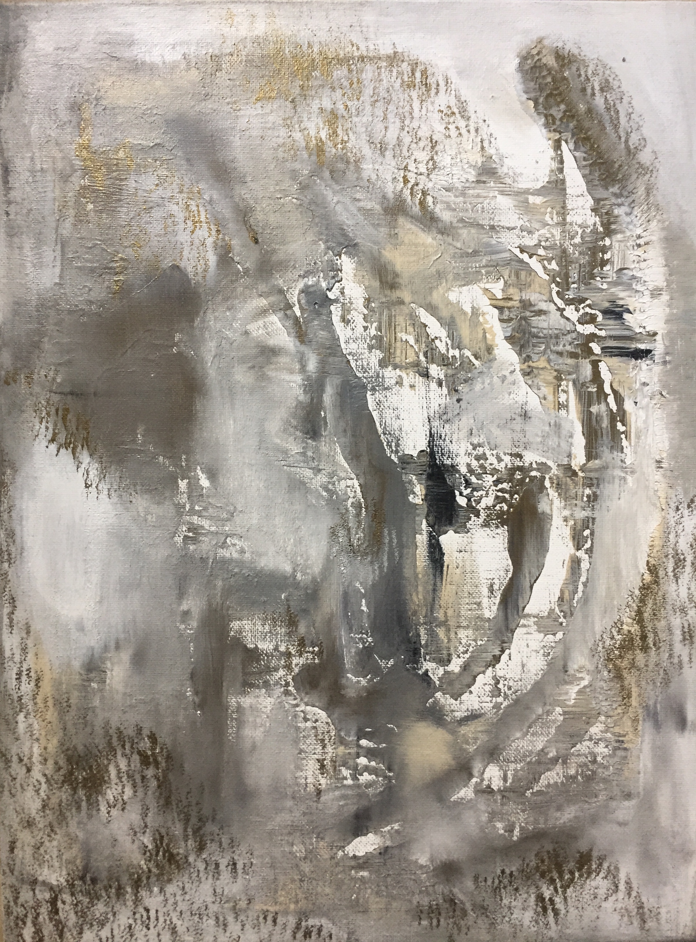 Clay No. 2 / 11” x 14” Acrylic on Canvas / Sold