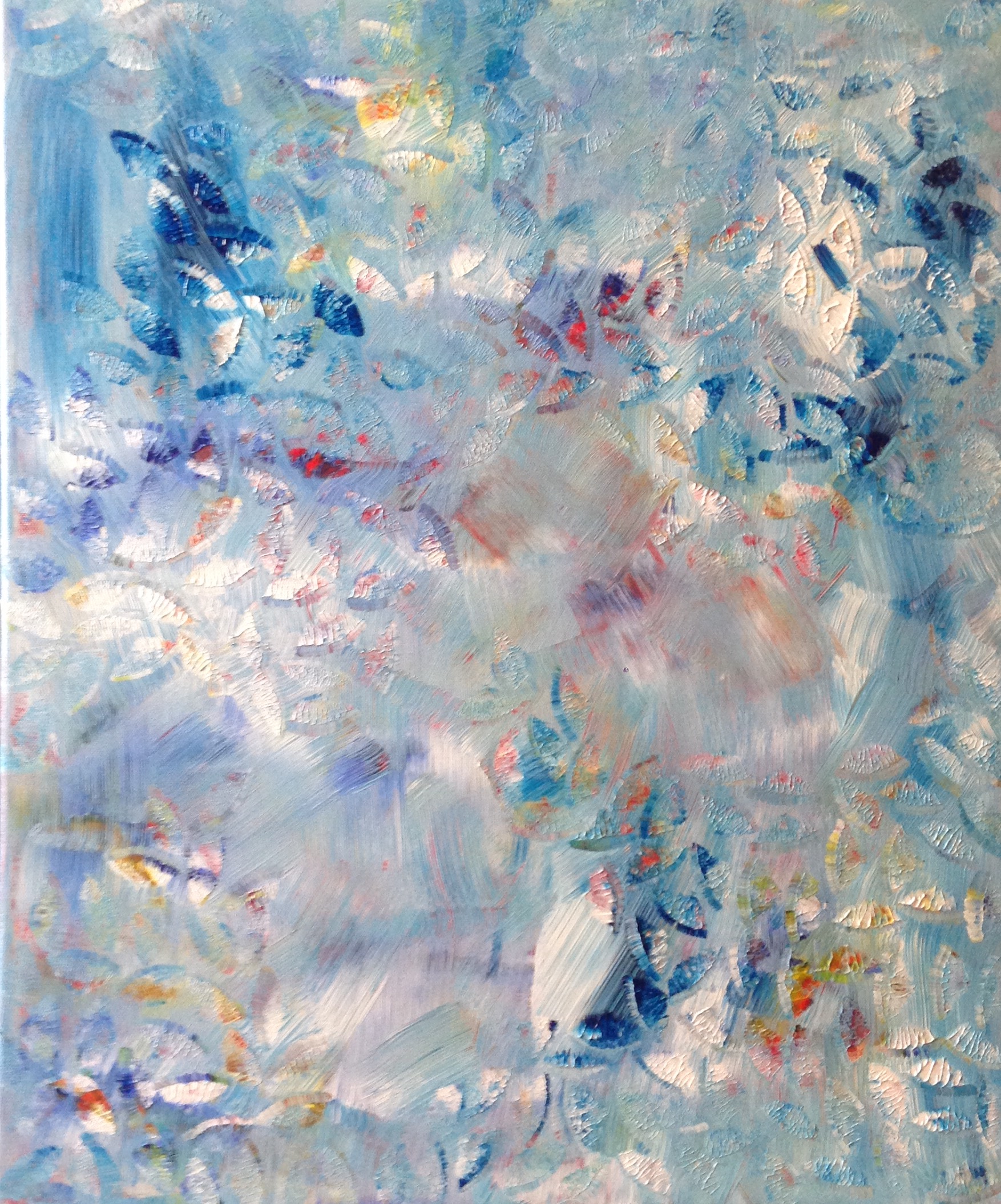 Flora No. 2 / 24” x 30” Acrylic on Canvas / Sold