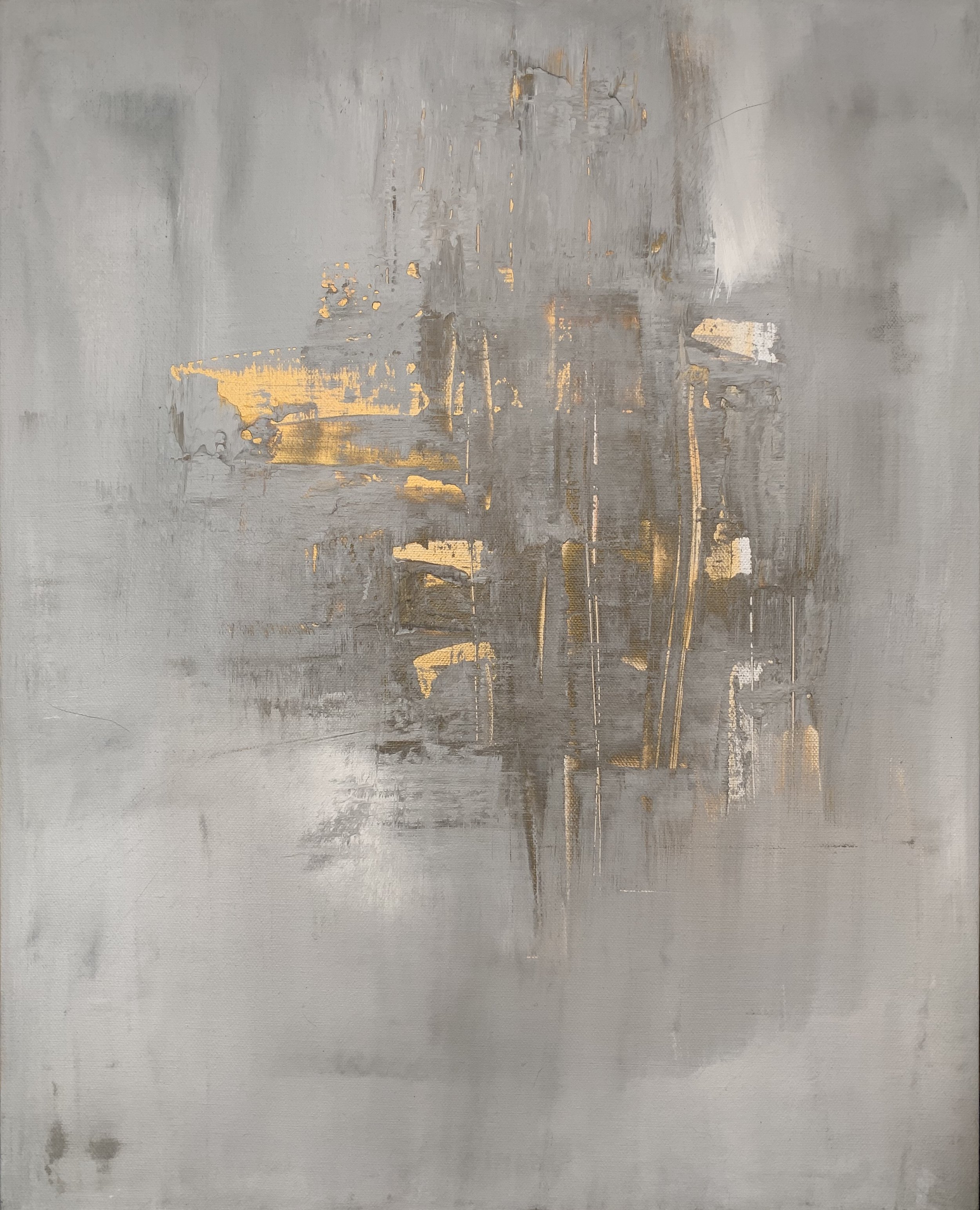 Gilt No. 2 / 16” x 20” Acrylic on Canvas / Sold