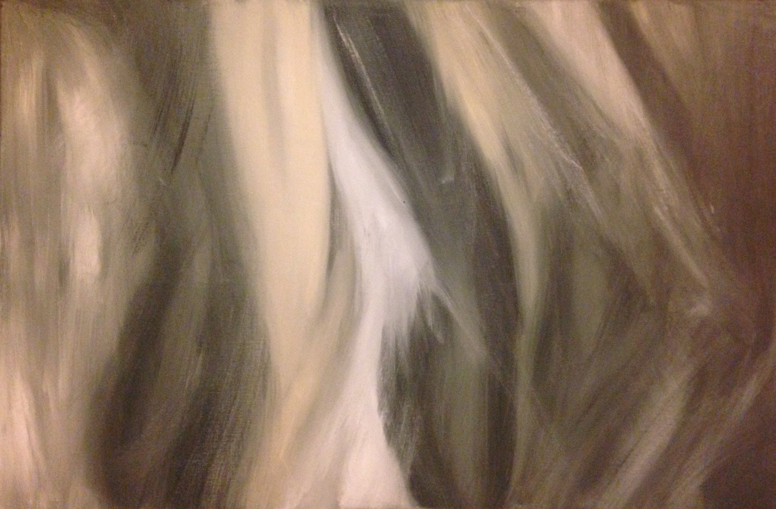 Greyscape No. 1 / 24” x 36” Acrylic on Canvas / Sold