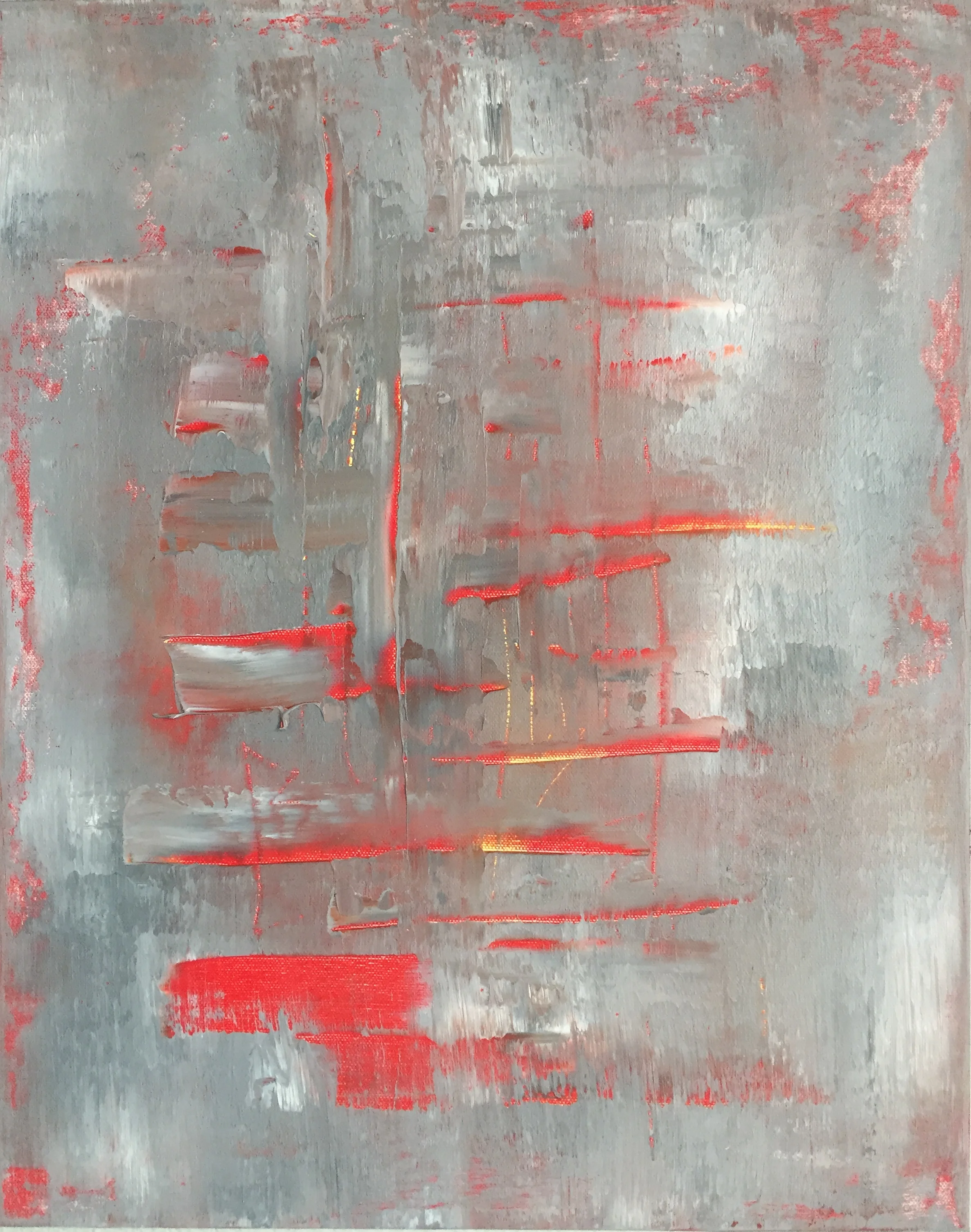 Horizon / 16” x 20” Acrylic on Canvas / Sold