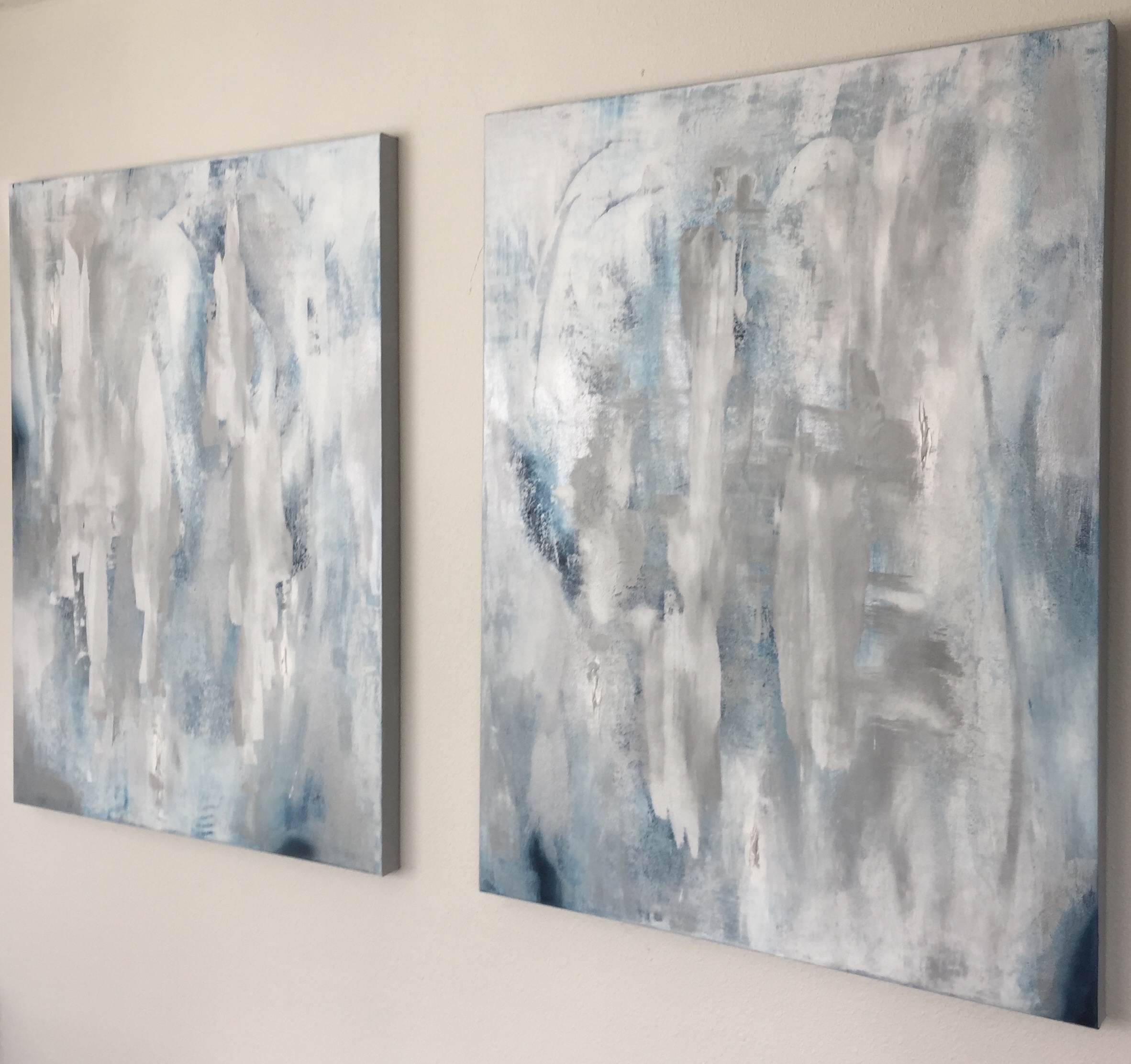 Sloan / 30” x 40” Pair Acrylic on Canvas / Sold