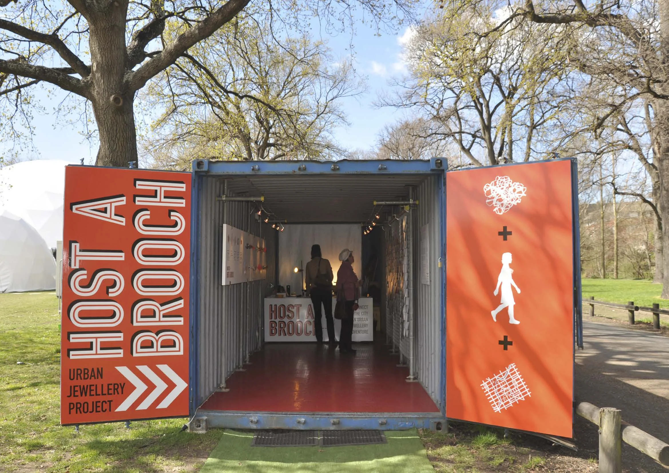 Host A Brooch Container Design