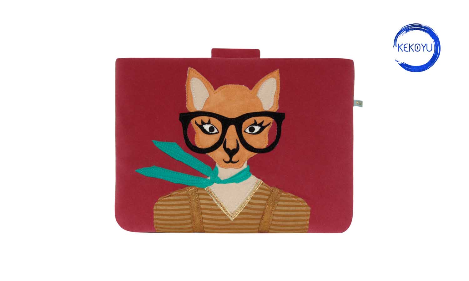 Shop+Handmade+Handcrafted+Illustration+Kekoyu+Bags+Sir+Fox+Wild+Animals+Puppies+Eye+Glasses+Hipster+Style+iPad+Cases+iPad+Covers+Unique+MacBook+Air+Cover+12in+laptop+sleeve+bag.jpg