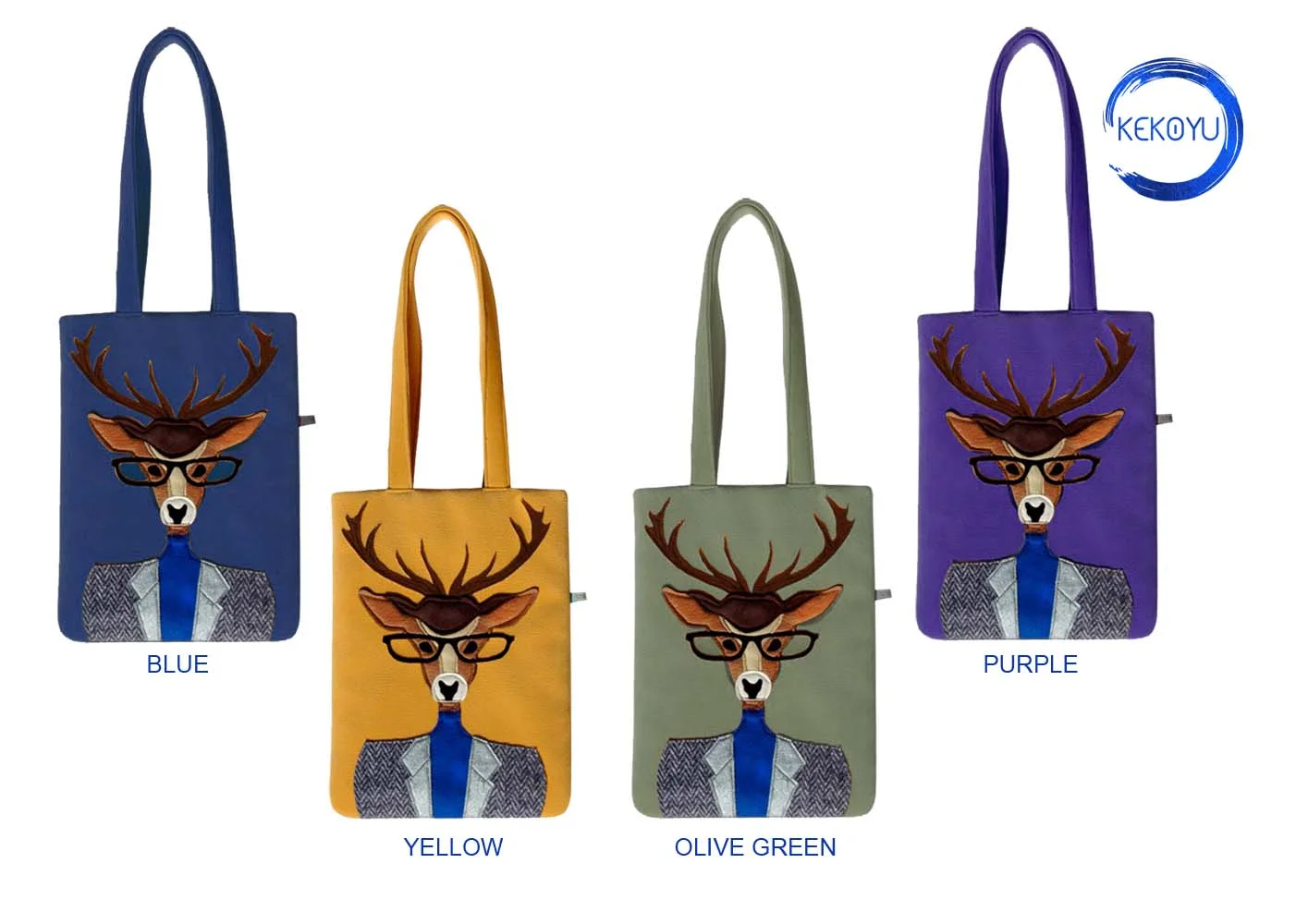 Sir Deer Handmade Bags Kekoyu Unique Laptop Tablet Sleeve Cover Case Laptop Bag Tote Bag.jpg