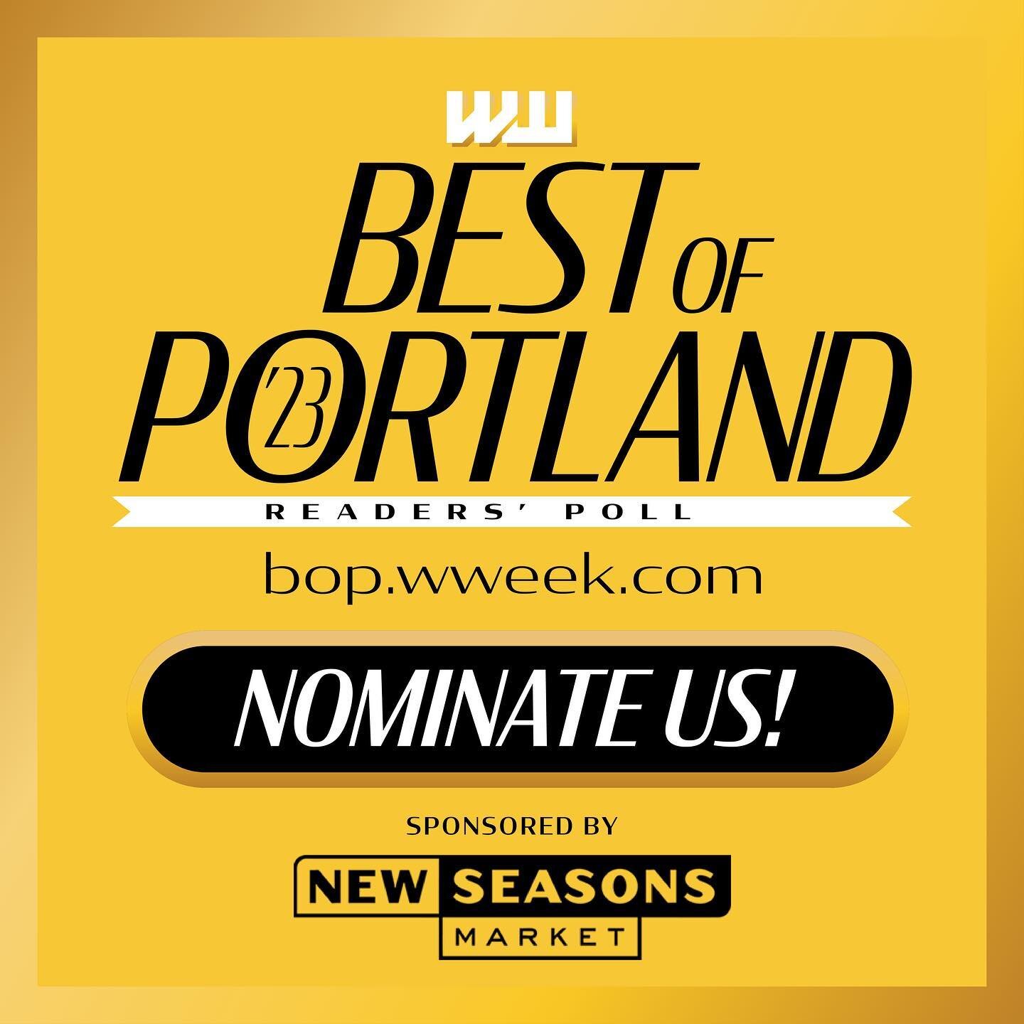 We know you love our amazing practitioners and we need your help giving them some much-deserved recognition! Link in bio to vote for Best Acupuncturist, best Massage Therapist and best Natural or Alternative Medicine Clinic! 

#portlandwellness #turn