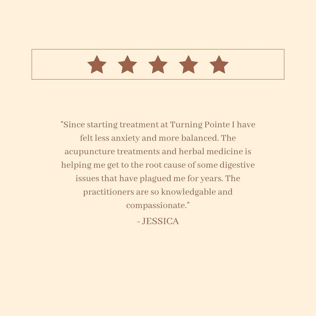 All of us here at Turning Pointe love what we do and feel so honored to be a part of your healthcare team. Thank you for the lovely reviews - keep them coming! 🌟🌟🌟